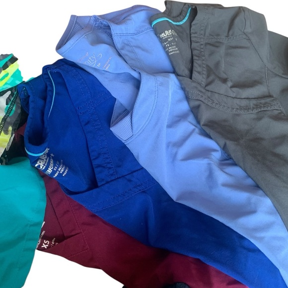 Scrub Sets Bundle - 
Tops: XXS (3) XS (4) and (1) S
Bottoms: (6) Small - Picture 5 of 8